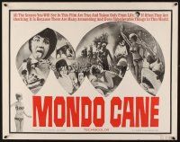 2z605 MONDO CANE 1/2sh '63 classic early Italian documentary of human oddities!