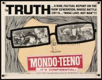 2z607 MONDO TEENO 1/2sh '67 truth about the NOW generation, make love-not war!