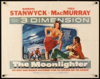 2z608 MOONLIGHTER 1/2sh '53 excellent 3-D image of sexy Barbara Stanwyck & Fred MacMurray!
