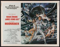 2z610 MOONRAKER 1/2sh '79 Roger Moore as James Bond & sexy space babes by Goozee!