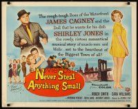 2z624 NEVER STEAL ANYTHING SMALL 1/2sh '59 tough James Cagney, sexy doll Shirley Jones!