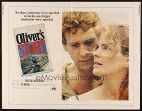 2z636 OLIVER'S STORY 1/2sh '78 romantic close-up of Ryan O'Neal & Candice Bergen!