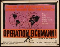 2z642 OPERATION EICHMANN 1/2sh '61 World War II, the man hunt of the century for the Nazi butcher!