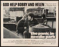 2z647 PANIC IN NEEDLE PARK 1/2sh '71 Al Pacino & Kitty Winn are heroin addicts w/o access to more!