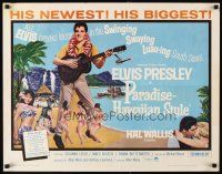2z648 PARADISE - HAWAIIAN STYLE 1/2sh '66 Elvis Presley on the beach with sexy tropical babes!