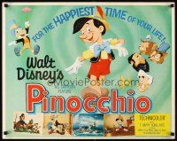 2z655 PINOCCHIO 1/2sh R62 Disney classic fantasy cartoon about wooden boy who wants to be real!