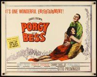 2z658 PORGY & BESS style B 1/2sh '59 different art of Sidney Poitier & Dorothy Dandridge!