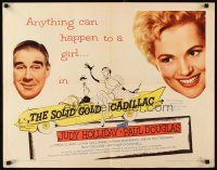 2z714 SOLID GOLD CADILLAC style A 1/2sh '56 wacky art of Judy Holliday & Paul Douglas in car!