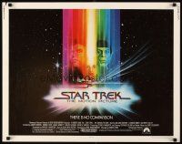 2z723 STAR TREK 1/2sh '79 cool art of William Shatner & Leonard Nimoy by Bob Peak!