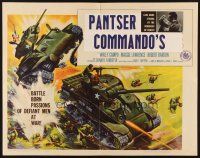 2z743 TANK COMMANDOS 1/2sh '59 AIP, really cool WWII artwork of tanks in battle!