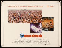 2z791 WOODSTOCK 1/2sh '70 legendary rock 'n' roll film, three days of peace, music & love!