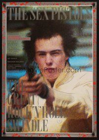 2z137 GREAT ROCK 'N' ROLL SWINDLE Japanese '90 Sex Pistols' punk Sid Vicious pointing gun!