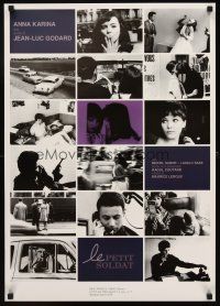 2z181 LE PETIT SOLDAT purple style Japanese R90s Jean-Luc Godard, Anna Karina, Michel Subor!