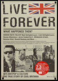 2z185 LIVE FOREVER Japanese '03 Oasis' Noel & Liam Gallagher, Blur, Massive Attack, Britpop scene!
