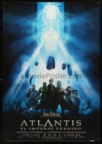 3b104 ATLANTIS THE LOST EMPIRE advance DS Argentinean '01 Disney lost continent sci-fi cartoon!