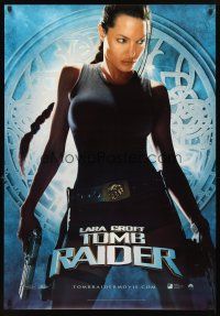 3b114 LARA CROFT TOMB RAIDER teaser DS Argentinean '01 sexy Angelina Jolie, from popular video game!