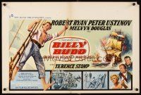3b361 BILLY BUDD Belgian '62 Terence Stamp, Robert Ryan, mutiny & high seas adventure!