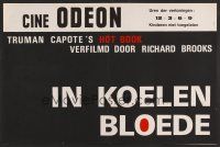 3b399 IN COLD BLOOD Belgian '67 Richard Brooks directed, Robert Blake, from Truman Capote novel!
