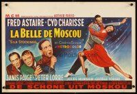 3b450 SILK STOCKINGS Belgian '57 musical version of Ninotchka w/Fred Astaire & Cyd Charisse!