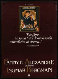 3b019 FANNY & ALEXANDER Brazilian '82 Pernilla Allwin, Bertil Guve, classic directed by Bergman!
