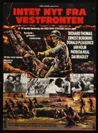3b576 ALL QUIET ON THE WESTERN FRONT Danish '79 Richard Thomas, Wenzel art!