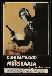 3b013 ENFORCER Finnish '76 classic, Clint Eastwood as Dirty Harry holding big gun!