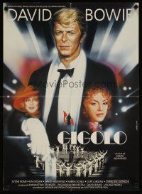 3b250 JUST A GIGOLO French 23x32 '81 Hemmings' Schoner Gigolo, armer Gigolo, art of David Bowie!