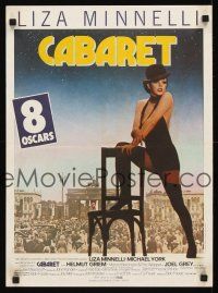 3b264 CABARET French 15x21 R70s Liza Minnelli sings & dances in Nazi Germany, Bob Fosse!