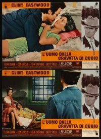 3b157 COOGAN'S BLUFF set of 10 Italian photobustas '68 Clint Eastwood in New York City, Siegel!