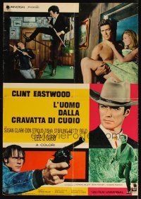 3b150 COOGAN'S BLUFF Italian lrg pbusta '68 Clint Eastwood in New York City, Don Stroud!