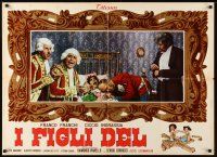 3b151 I FIGLI DEL LEOPARDO Italian lrg pbusta '65 Sergio Corbucci military comedy!