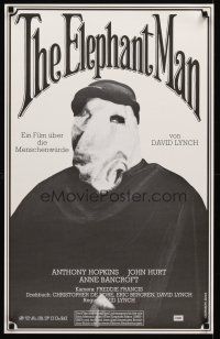 3b036 ELEPHANT MAN Swiss '80 John Hurt is not an animal, Anthony Hopkins, directed by David Lynch!