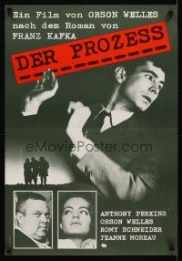 3b039 TRIAL Swiss R80s Orson Welles' Le proces, Anthony Perkins, Romy Schneider!