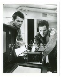3c007 2001: A SPACE ODYSSEY 8x10 still '68 close up of Kier Dullea & Gary Lockwood fixing computer