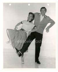 3c019 AFFAIRS OF DOBIE GILLIS 8x10 key book still'53 Debbie Reynolds & Bobby Van doing the Dobie Hop