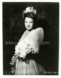 3c050 ANNE BAXTER deluxe 7.25x9.75 still '40s full-length close up of the actress in wedding gown!