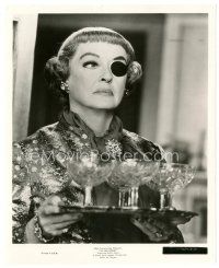3c053 ANNIVERSARY 8x10 still '67 best c/u of creepy Bette Davis with eyepatch & drink tray!