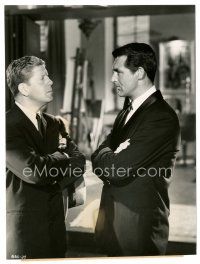 3c062 BACHELOR & THE BOBBY-SOXER 7.25x9.75 still '47 Cary Grant in staredown with Rudy Vallee!