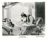 3c066 BAGGAGE BUSTER 8x10 still '41 Disney, great close up of Goofy working at his desk!