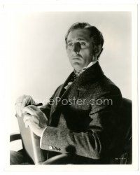 3c082 BASIL RATHBONE deluxe 8x10 still '35 returning after 4 years in David Copperfield by Apger!