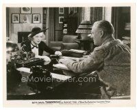 3c203 DANGEROUS 8x10 still '35 alcoholic actress Bette Davis looks across desk at Pierre Watkin!