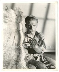 3c245 EACH DAWN I DIE 8x10 still '39 great close up of convict James Cagney with prison twine!