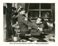 3c273 FAREWELL TO ARMS 8x10 still '32 close up of Gary Cooper struggling with Adolphe Menjou!
