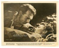 3c288 FOR WHOM THE BELL TOLLS 8x10 still '43 romantic c/u Gary Cooper & Ingrid Bergman, Hemingway