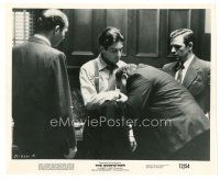 3c351 GODFATHER 8x10 still '72 Richard Castellano kisses Al Pacino's hand, the new Godfather!