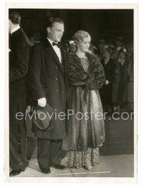 3c353 GOLD DIGGERS OF 1933 6x8 news photo '33 James Cagney & wife arrive at Grauman's for premiere
