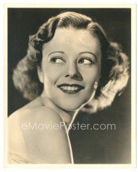 3c384 HEATHER ANGEL deluxe 8x10 still '30s head & shoulders smiling portrait of the pretty actress!