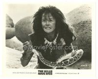 3c400 HILLS HAVE EYES 8x10 still '78 Wes Craven horror classic, c/u of sub-human girl with snake!