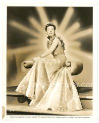 3c447 IRENE DUNNE 8x10 still '41 wearing an exquisite misty gray organza gown by Ray Jones!