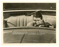 3c460 JAMES STEWART 8x10 still '30s great close up smiling as he drives his cool convertible!
